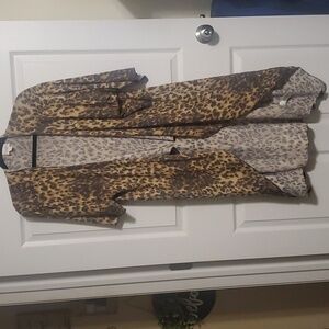 LuLaRoe Open Front Animal Print Kimono